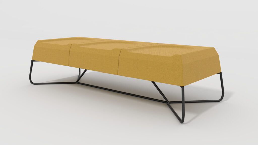 Bancada modular para hospital desarrollada mediante un proceso integral de diseño e industrialización de producto.